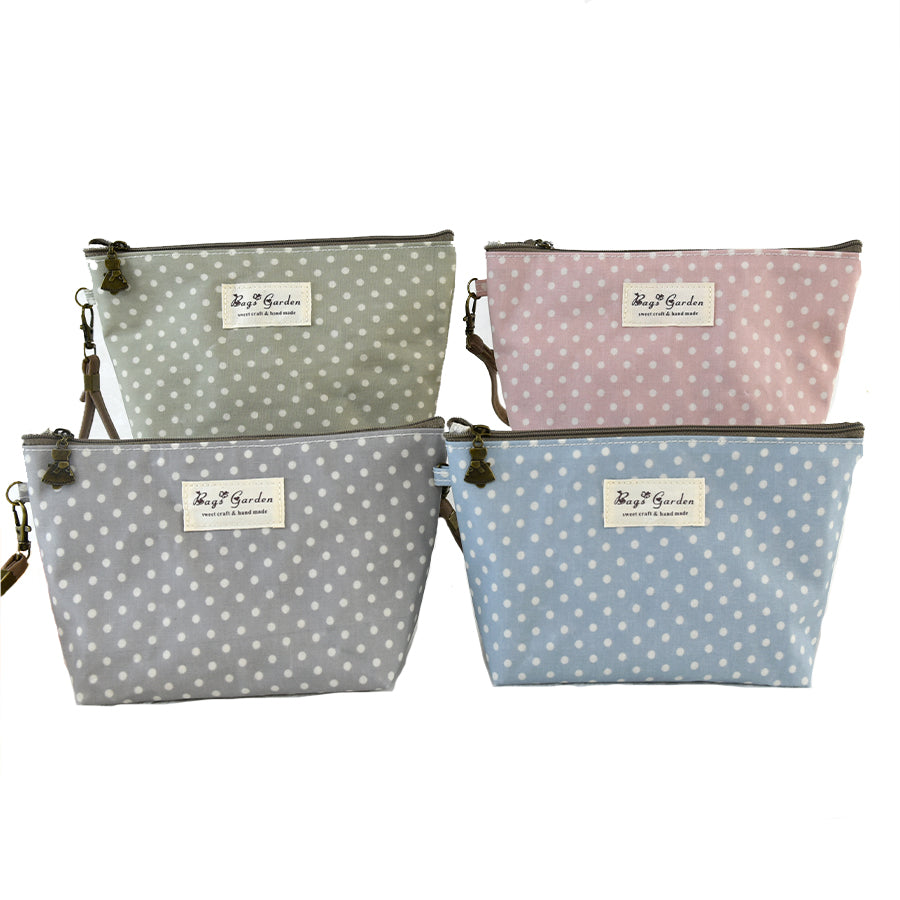 Neceser Pequeño Impermeable de lunares