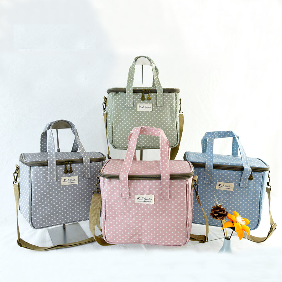 Bolsa Nevera impermeable de lunares