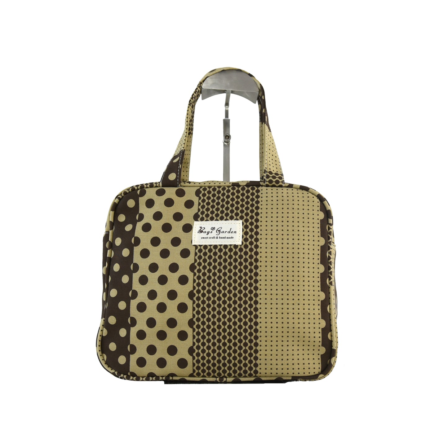 Bolso de Mano pequeño algodón patch lunares