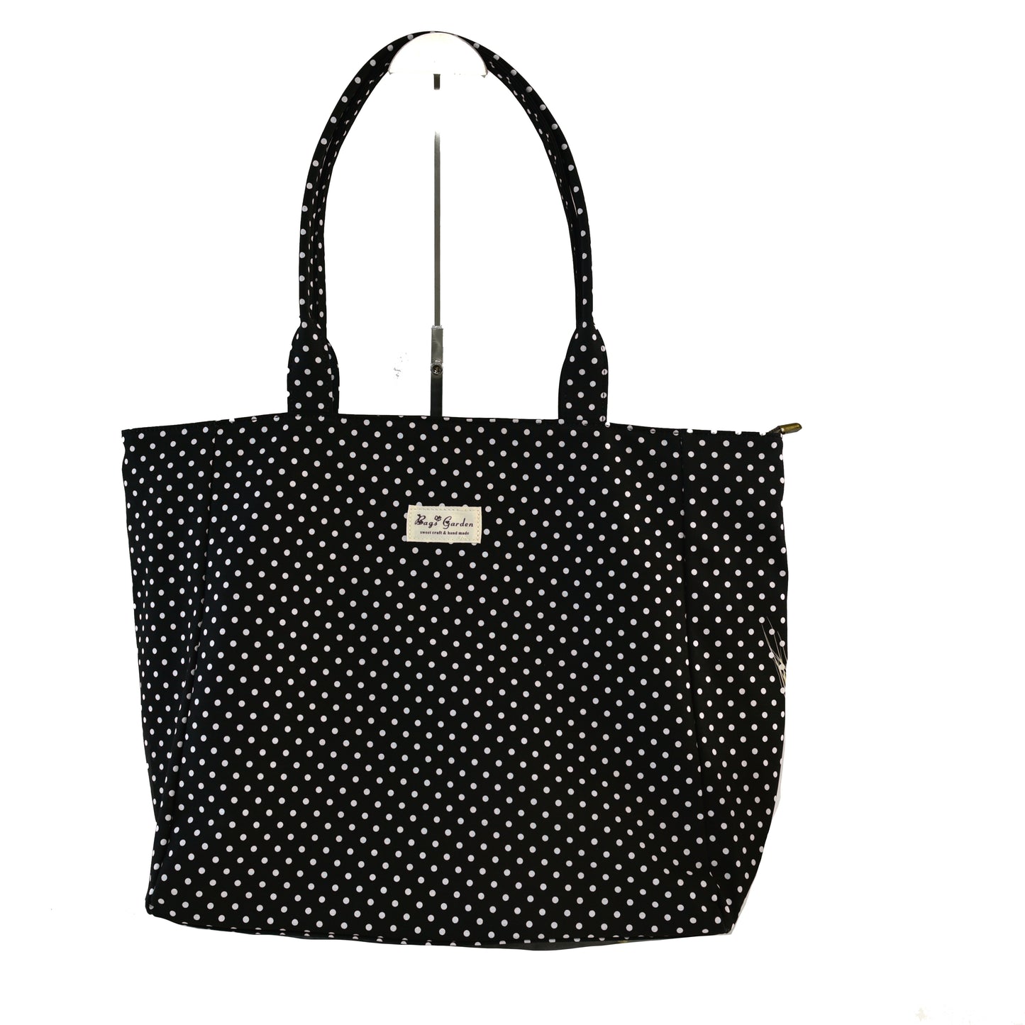 Bolso Tote de Algodón con Diseño de lunares