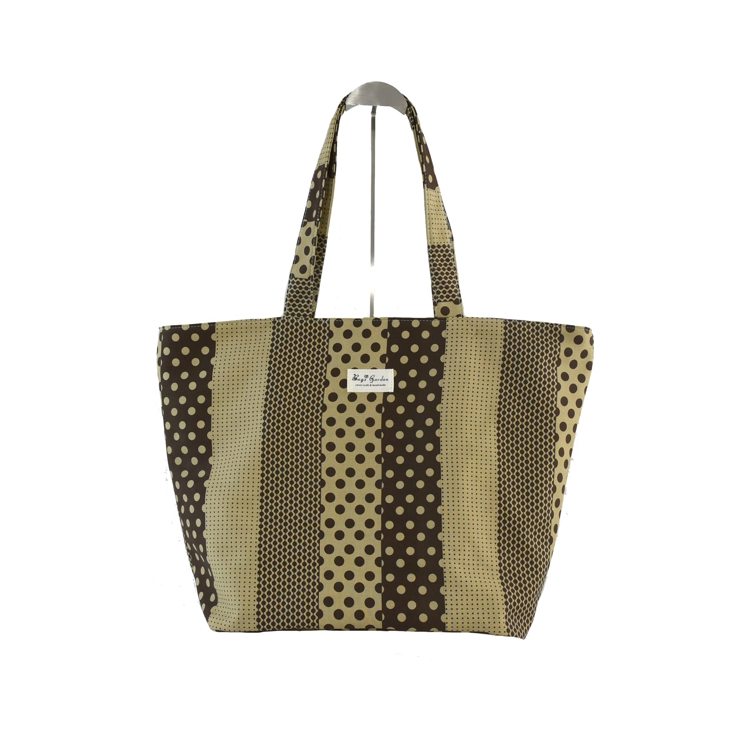 Bolso Tote de Algodón Patch Lunares
