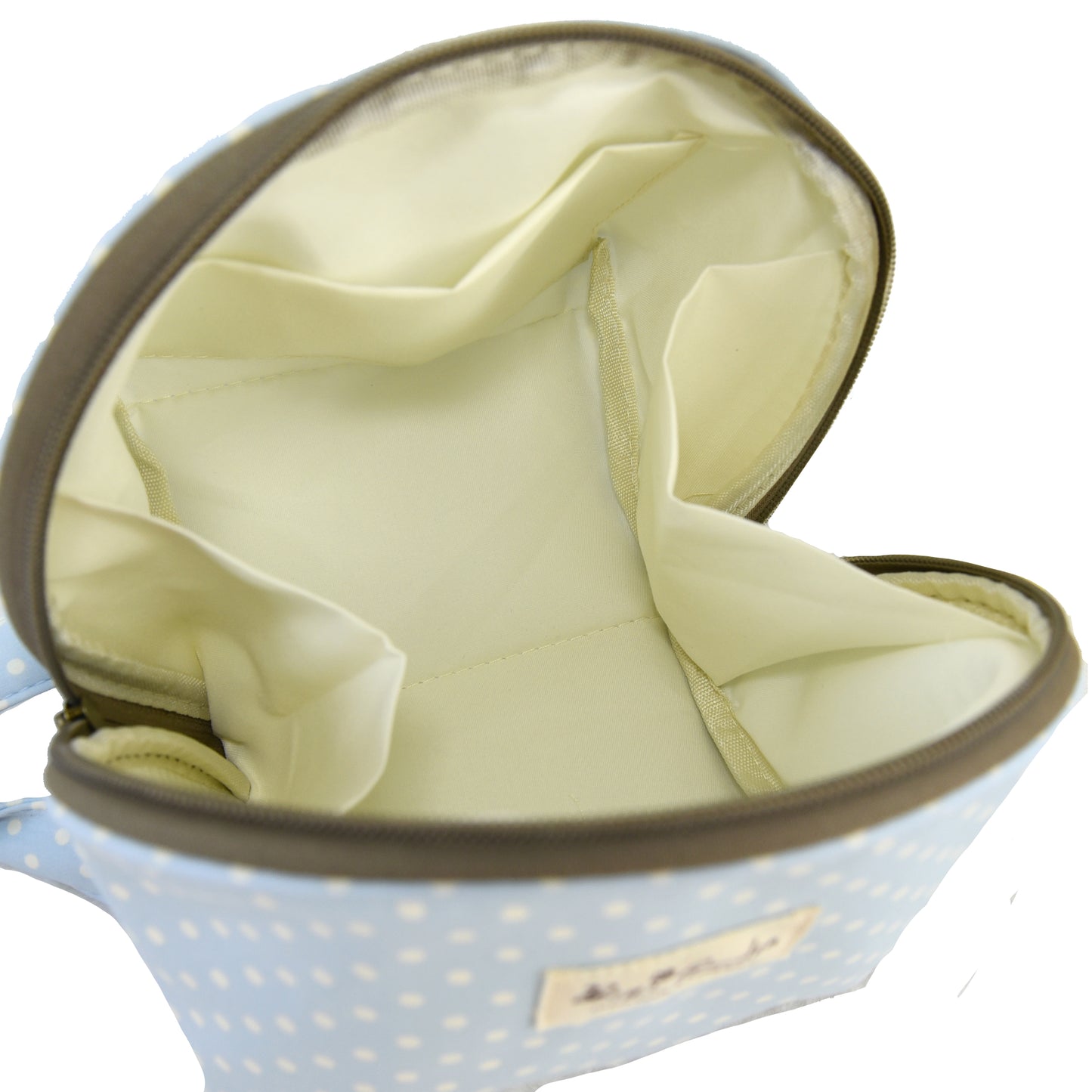 Neceser Semicircular con Lunares – Para Ropa Interior y Sujetadores