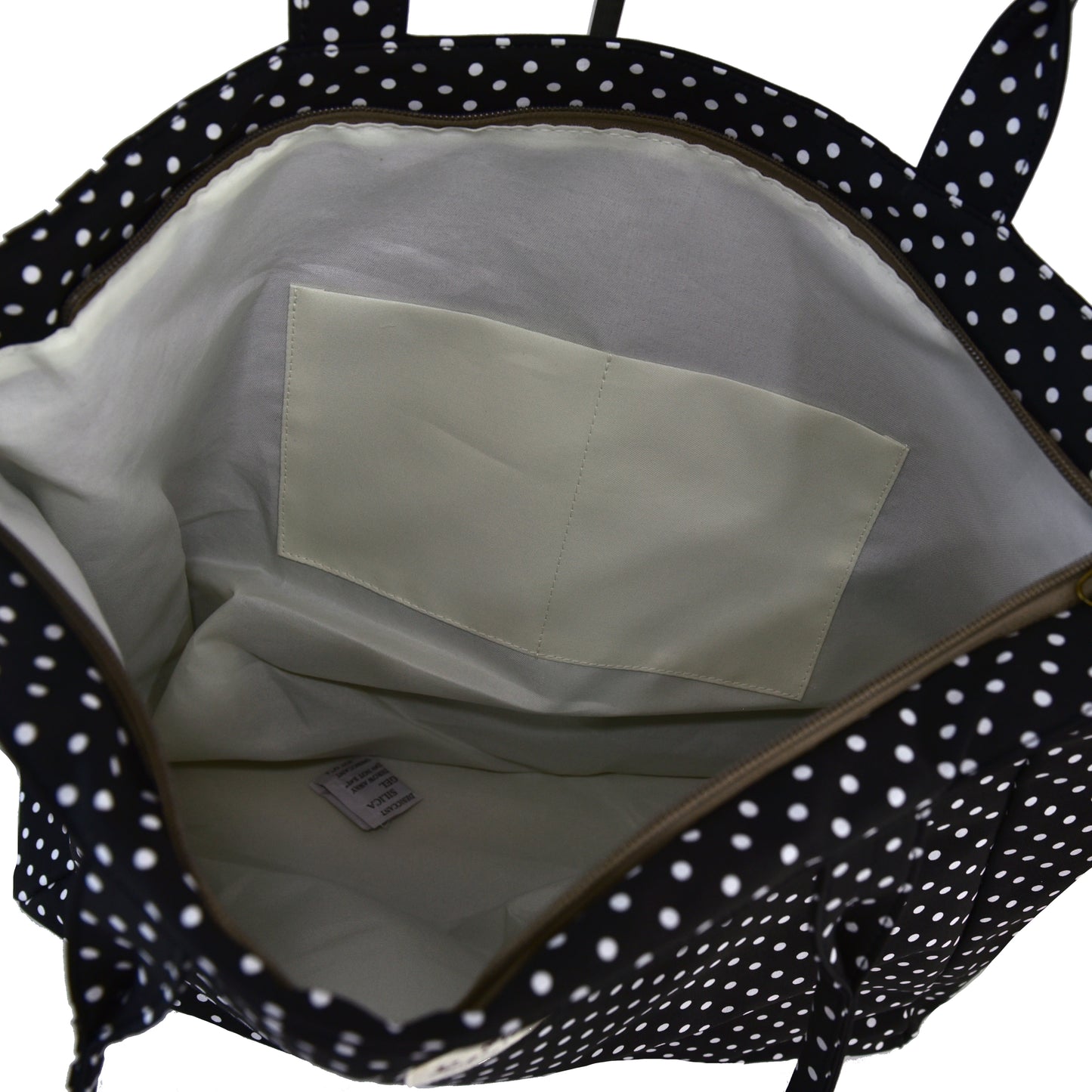 Bolso Tote de Algodón con Diseño de lunares