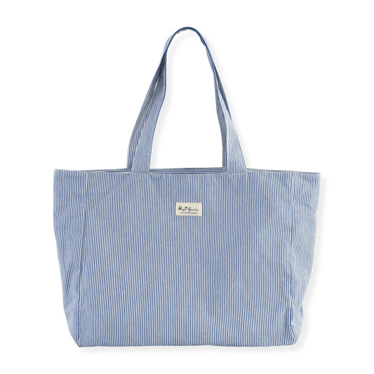 Bolso Playa Grande de Algodón | Tote Verano Amplio con Cremallera