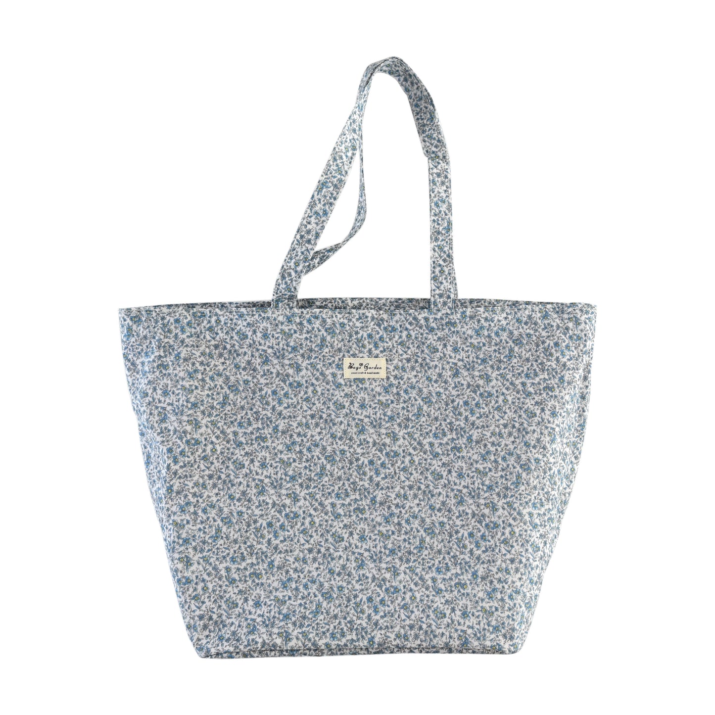 Bolso de Playa Floral Grande Impermeable con Cremallera y Asas Largas para Viajes, Piscina y Uso Diario