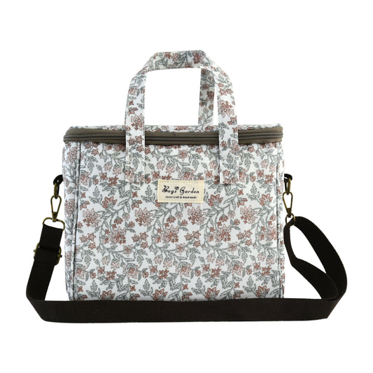 Bolsa Nevera Impermeable Floral | Bolsa Térmica para Almuerzo y Picnic