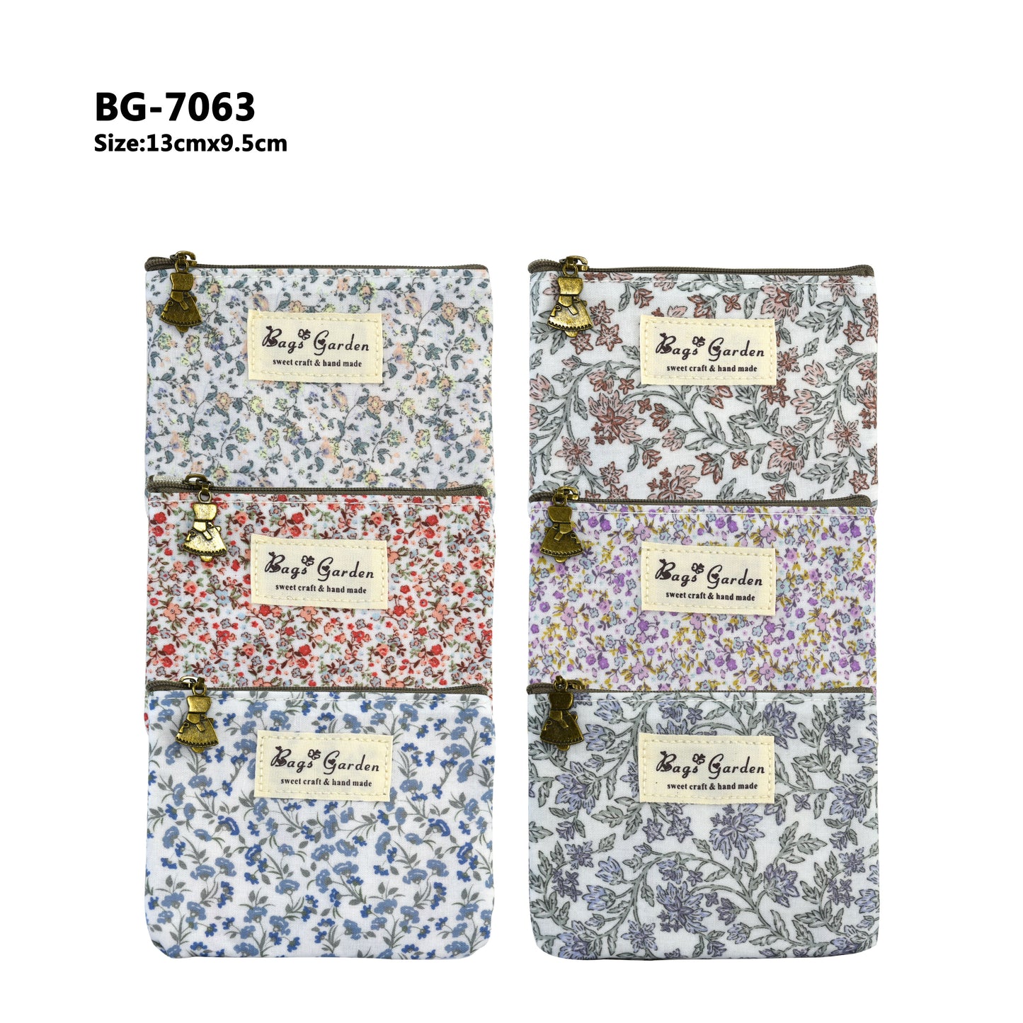 Monedero Impermeable con Flores
