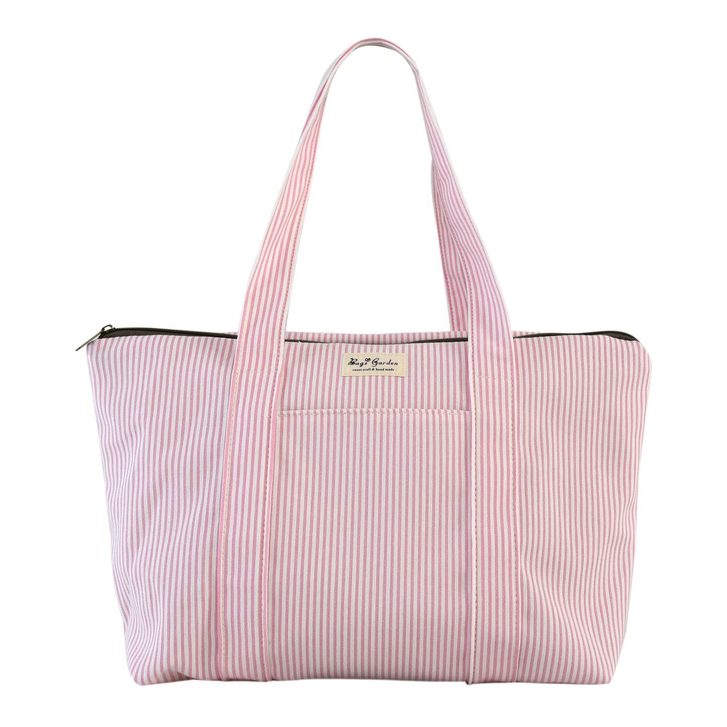 Bolso Tote de Algodón Rayas | Bolsa de Viaje y Uso Diario