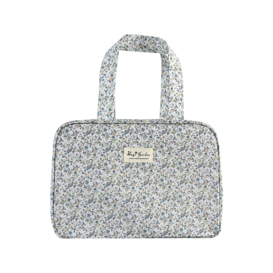 Bolso de Mano rectangular Impermeable Floral | Bolso Tote Compacto para Uso Diario