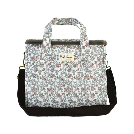 Bolsa Nevera grande Impermeable Floral | Bolsa Térmica para Almuerzo y Picnic