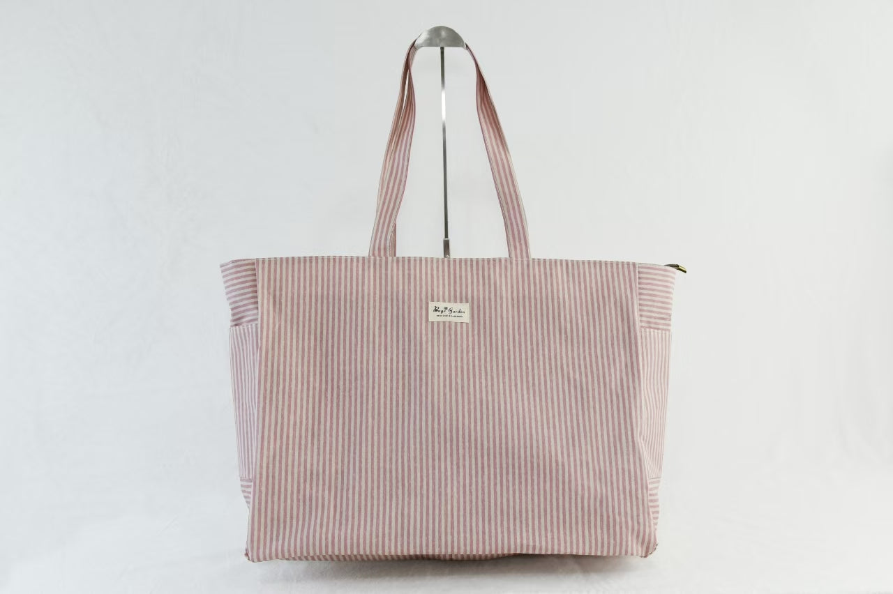 Bolso de playa impermeable de rayas