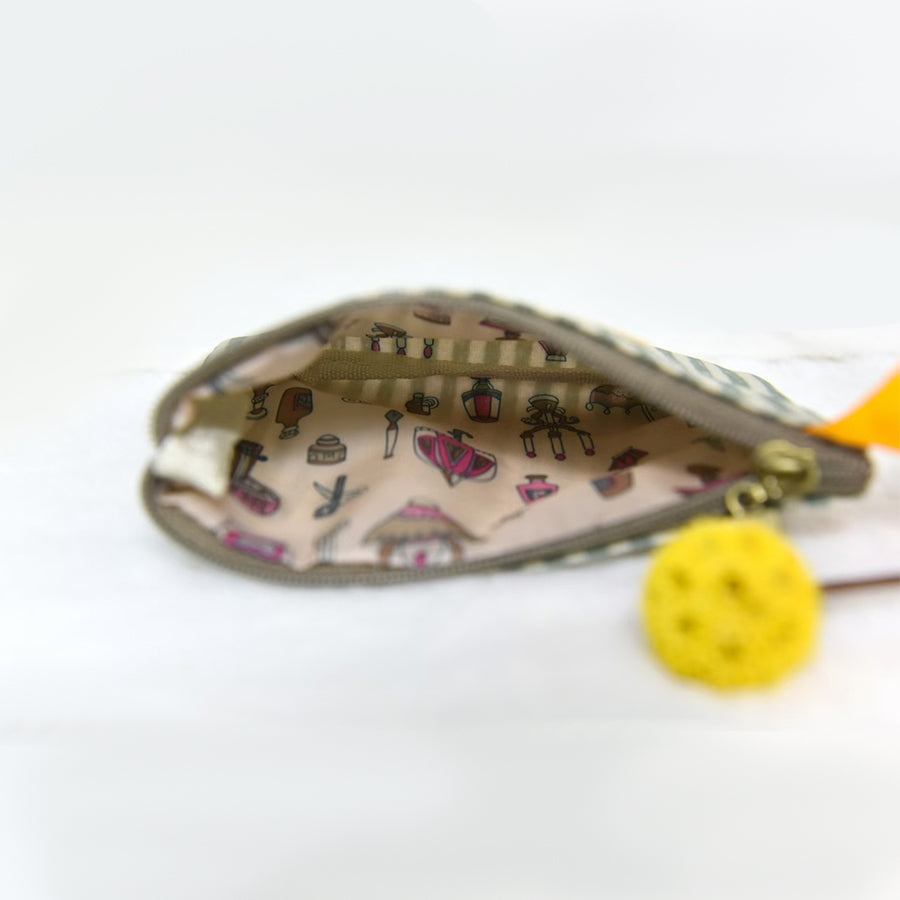 Monedero Impermeable de Rayas