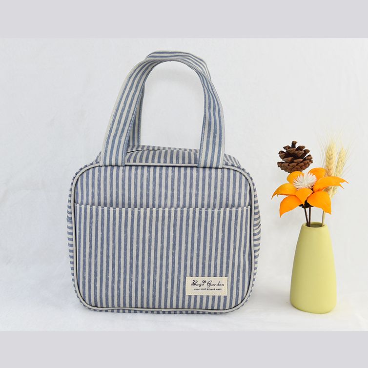 Bolsa nevera impermeable con rayas