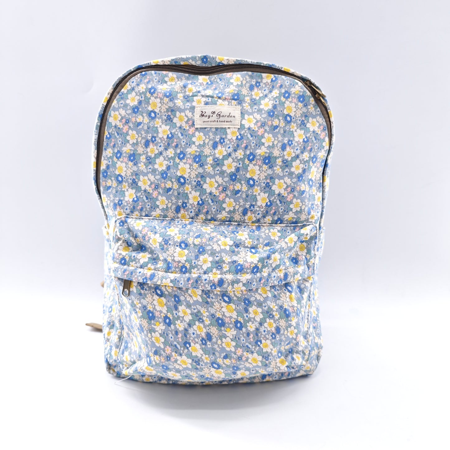 Mochila de algodón floral