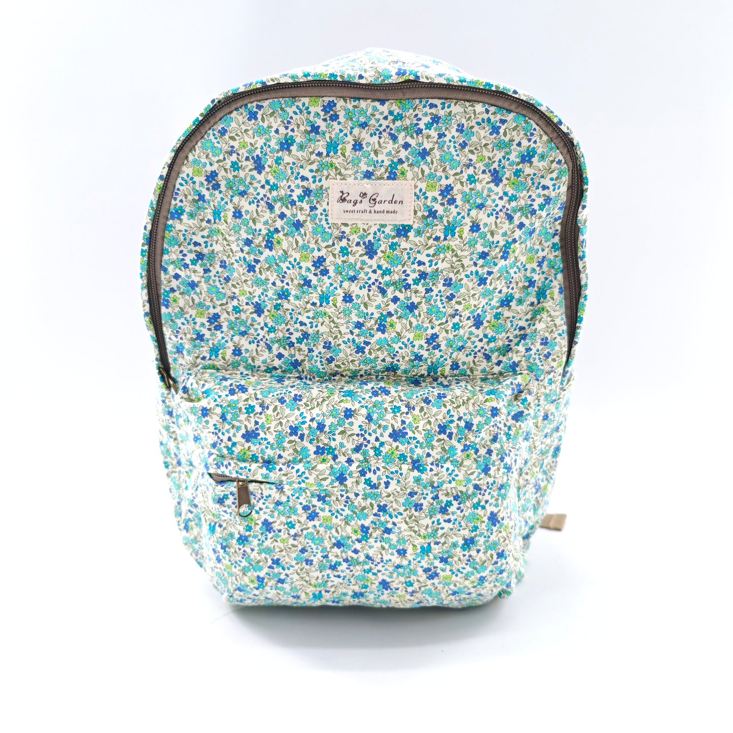 Mochila de algodón floral