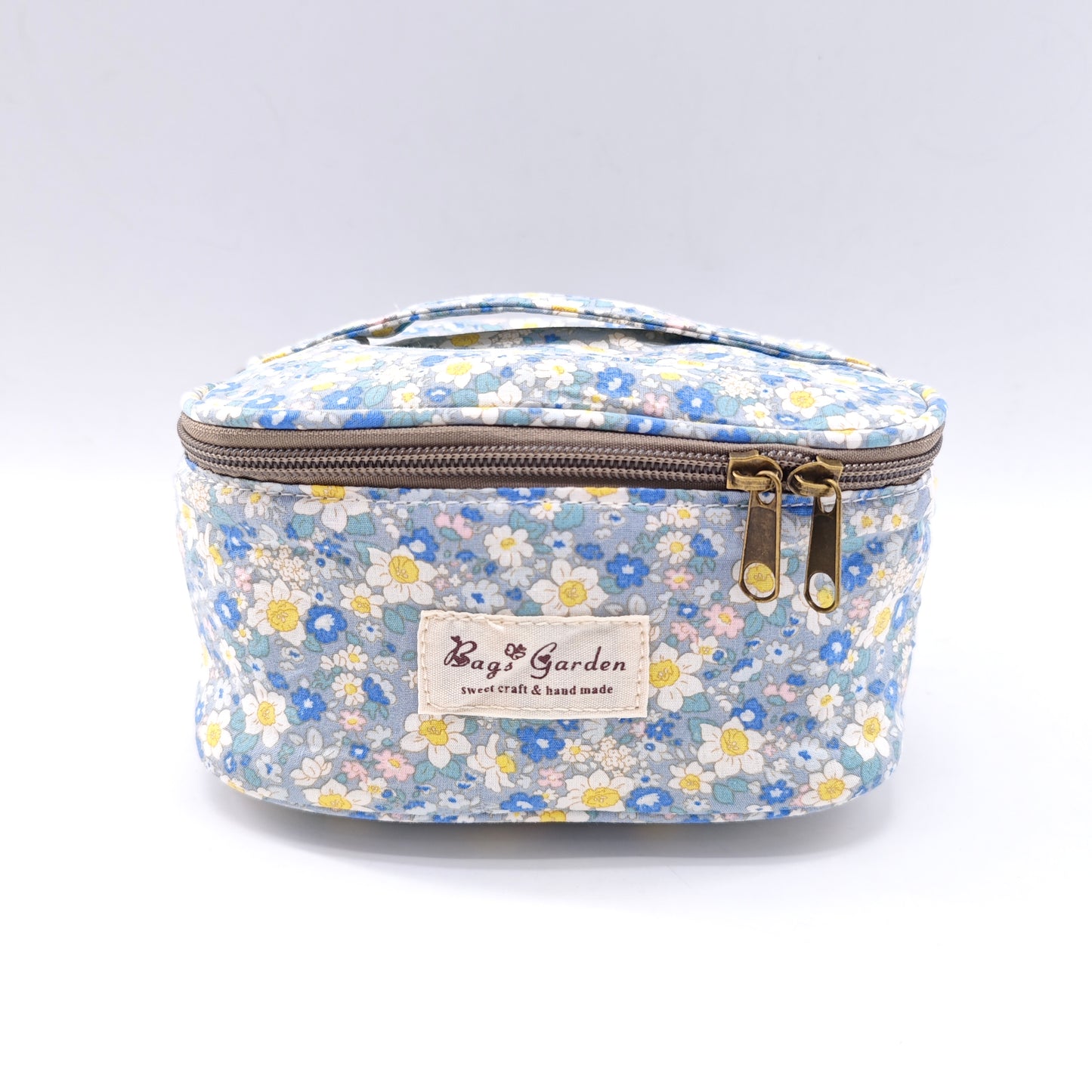 Neceser de Algodón con Estampado Floral