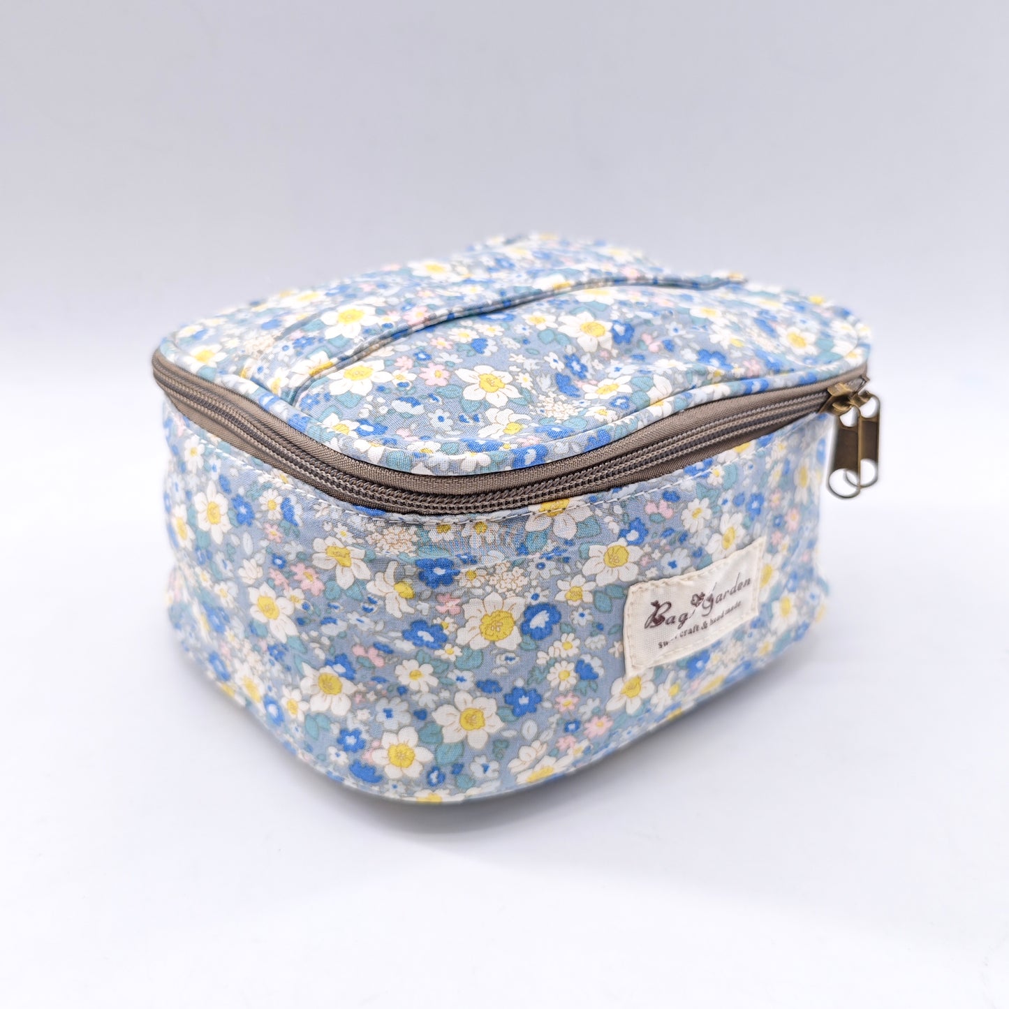 Neceser de Algodón con Estampado Floral
