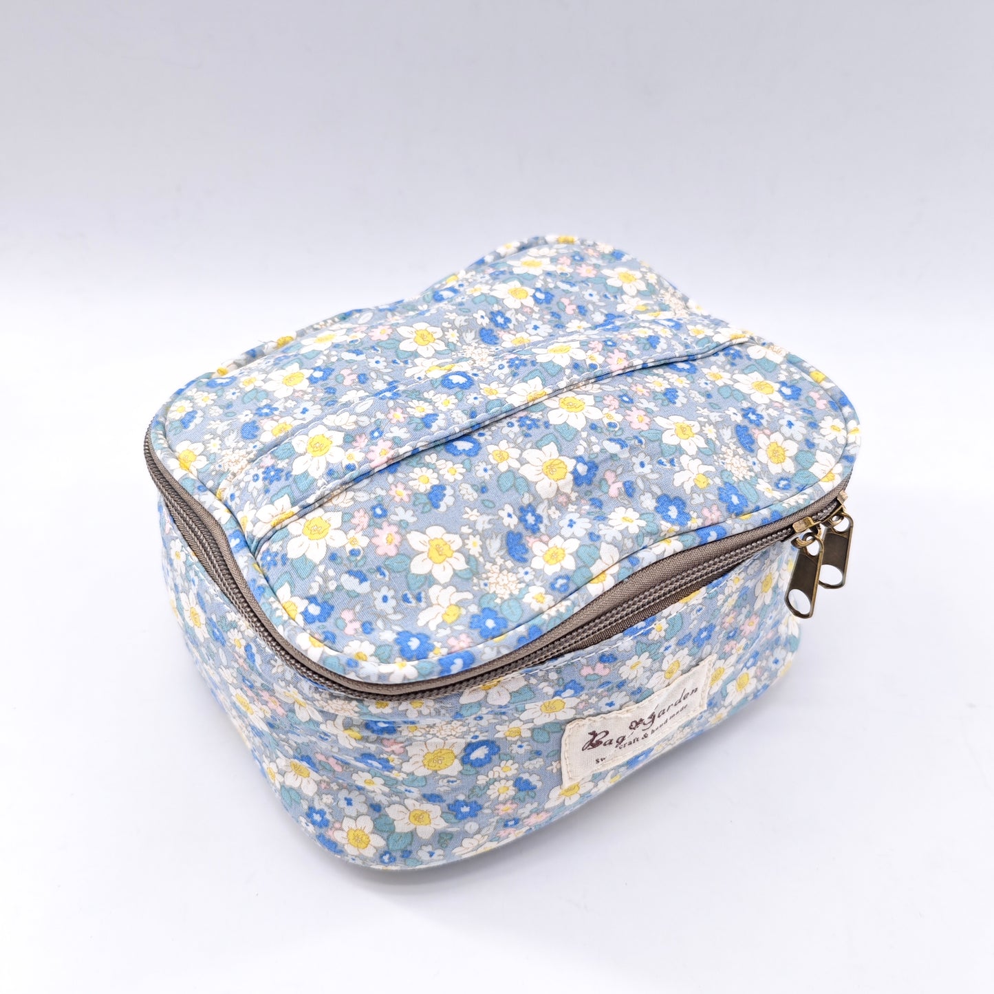 Neceser de Algodón con Estampado Floral