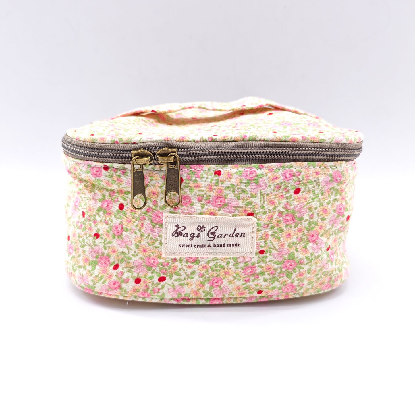 Neceser de Algodón con Estampado Floral