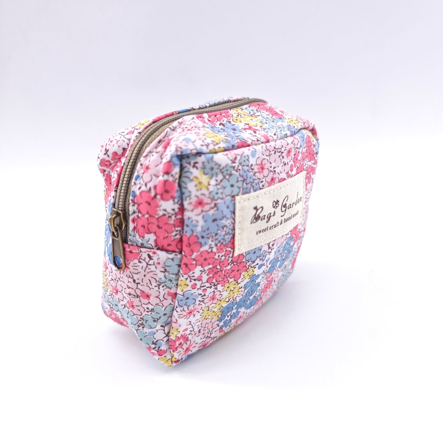 Monedero de algodón floral