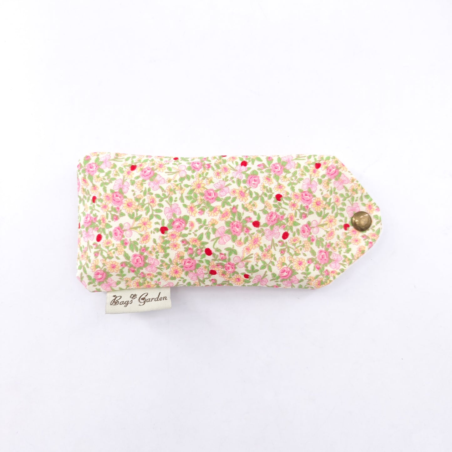 Funda de gafas de algodón con estampado floral