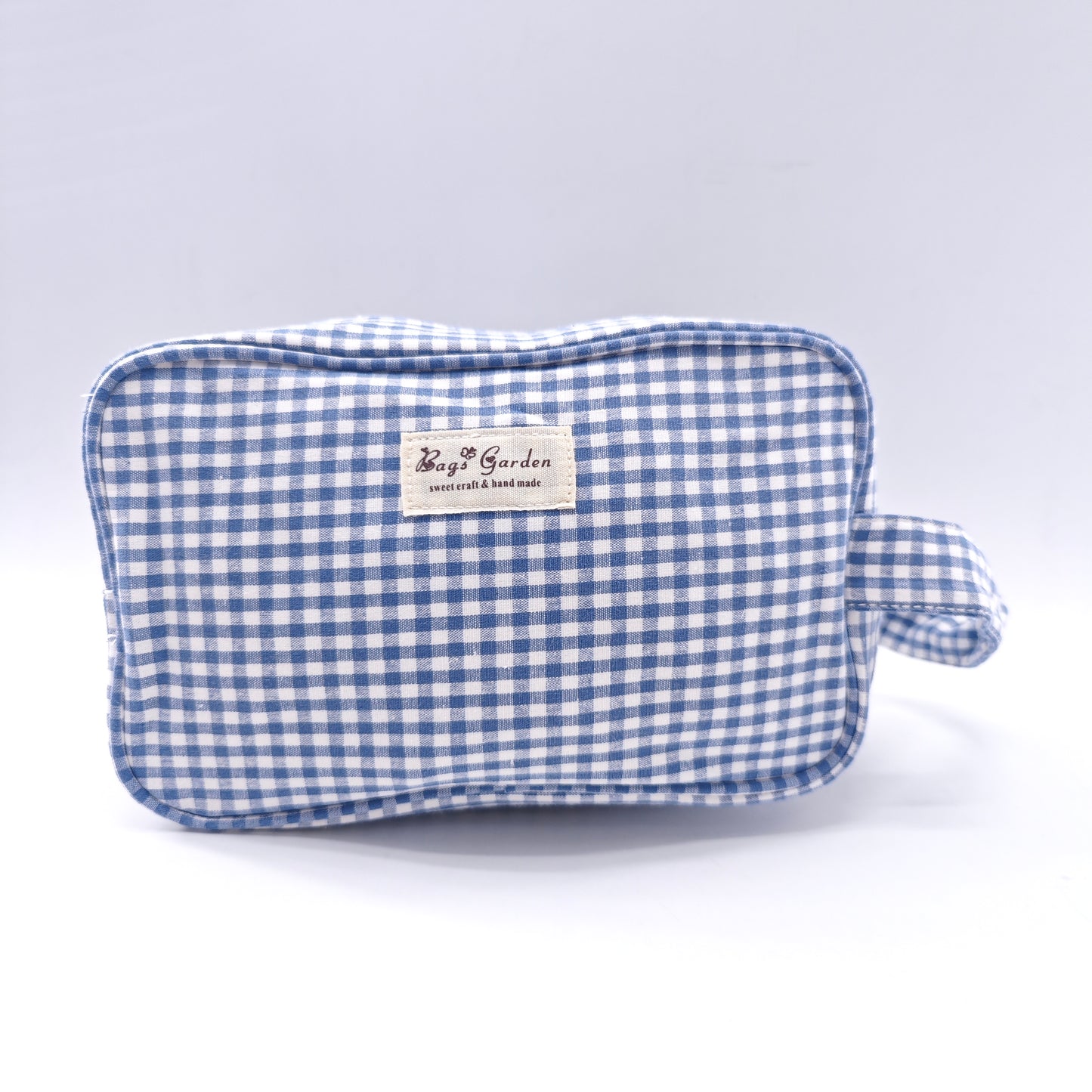 Vichy cotton travel toiletry bag