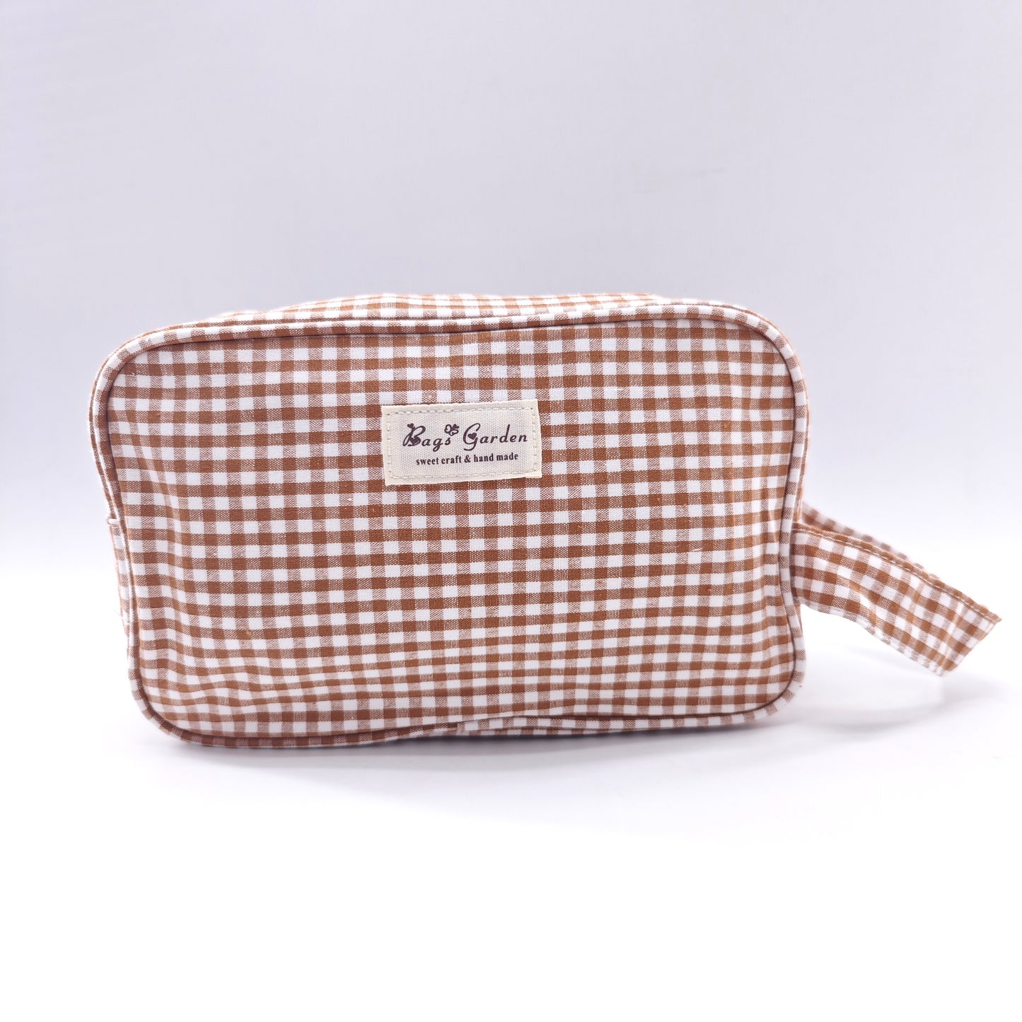 Vichy cotton travel toiletry bag