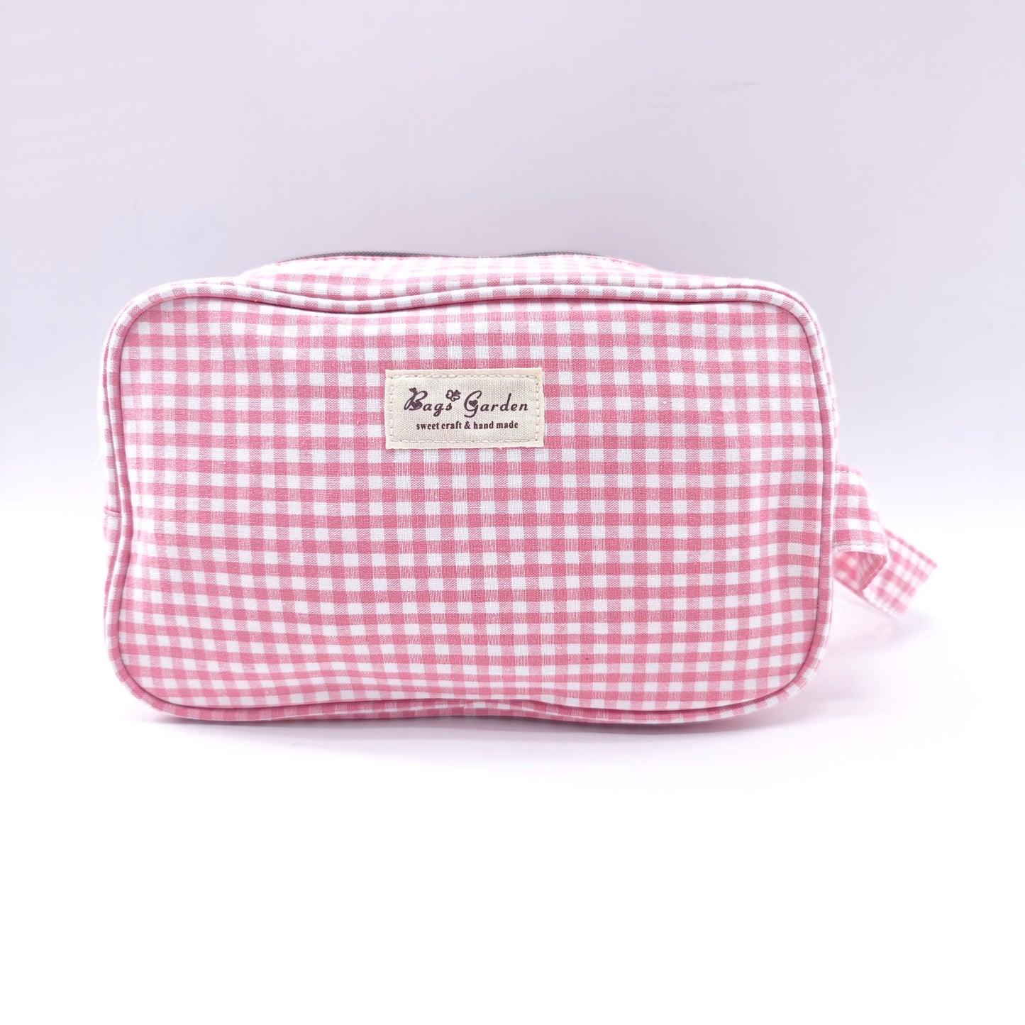 Vichy cotton travel toiletry bag