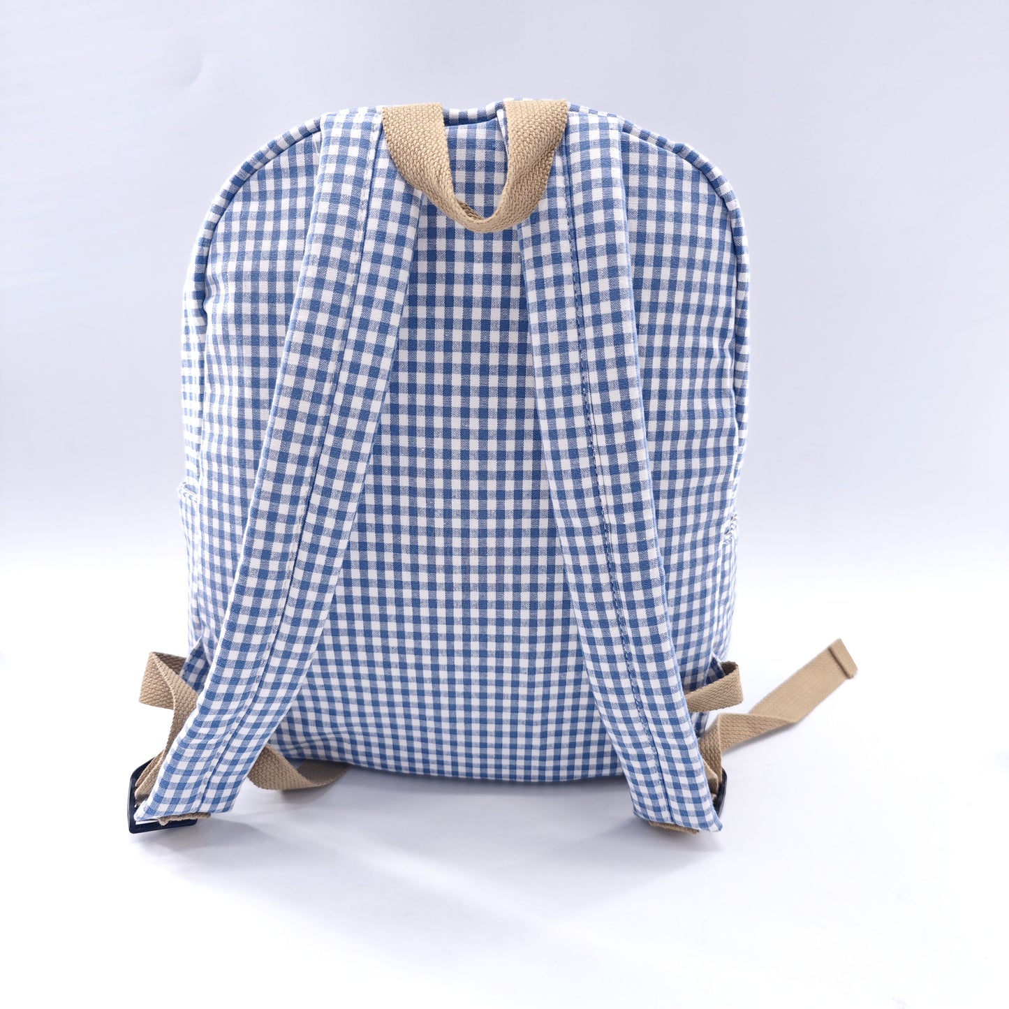 Vichy cotton backpack