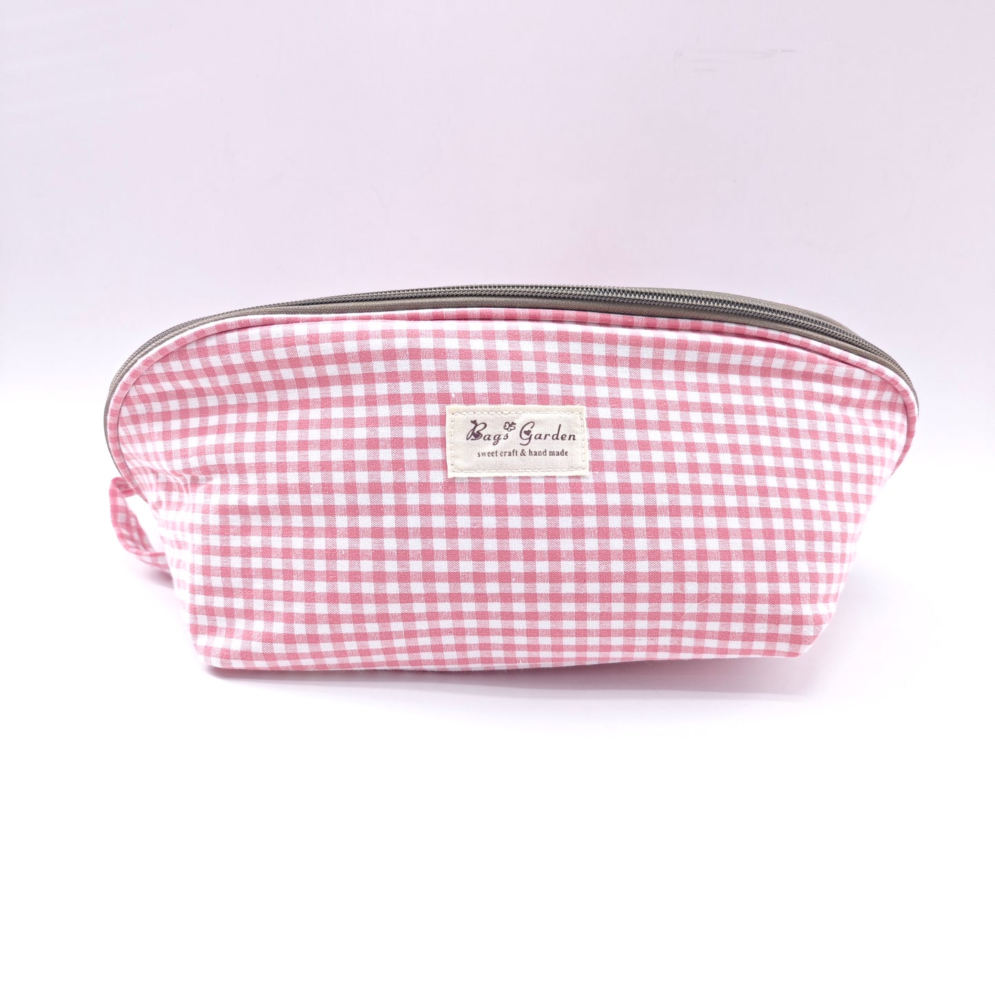 Vichy cotton storage bag for bras and underwear
