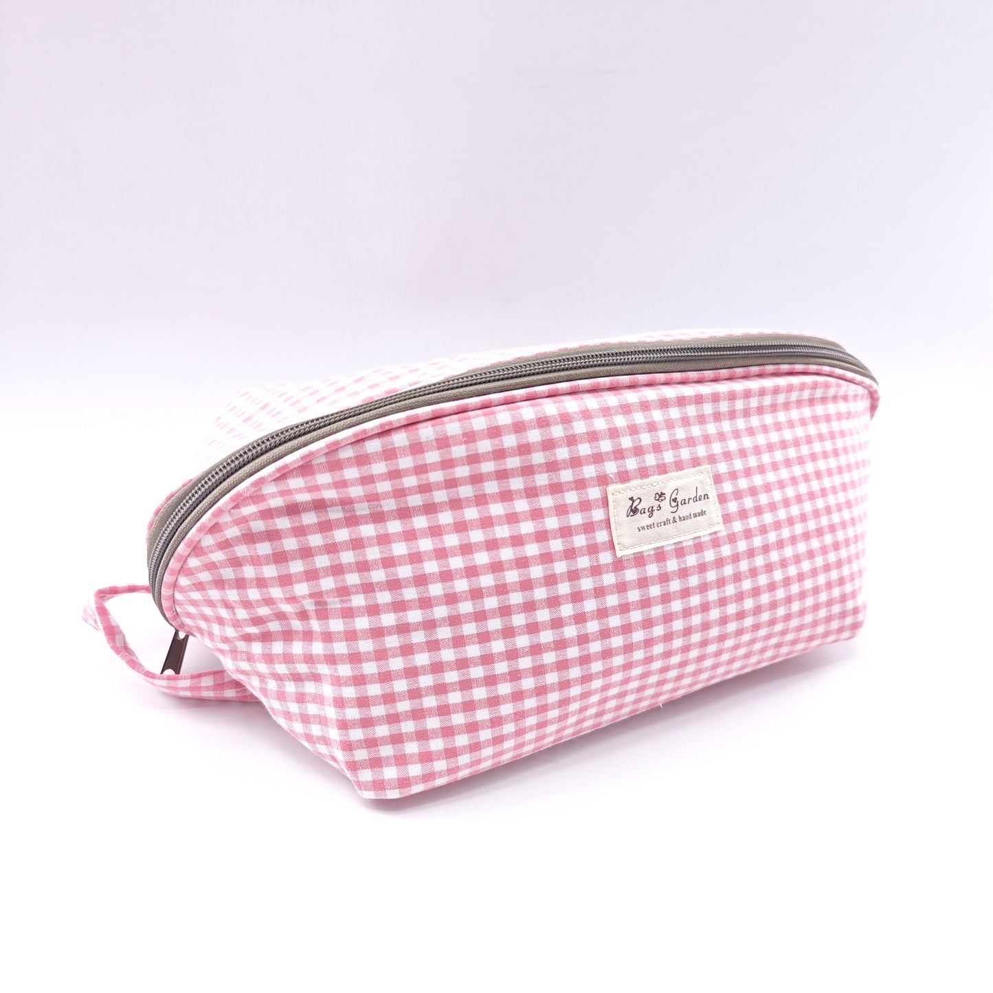 Vichy cotton storage bag for bras and underwear