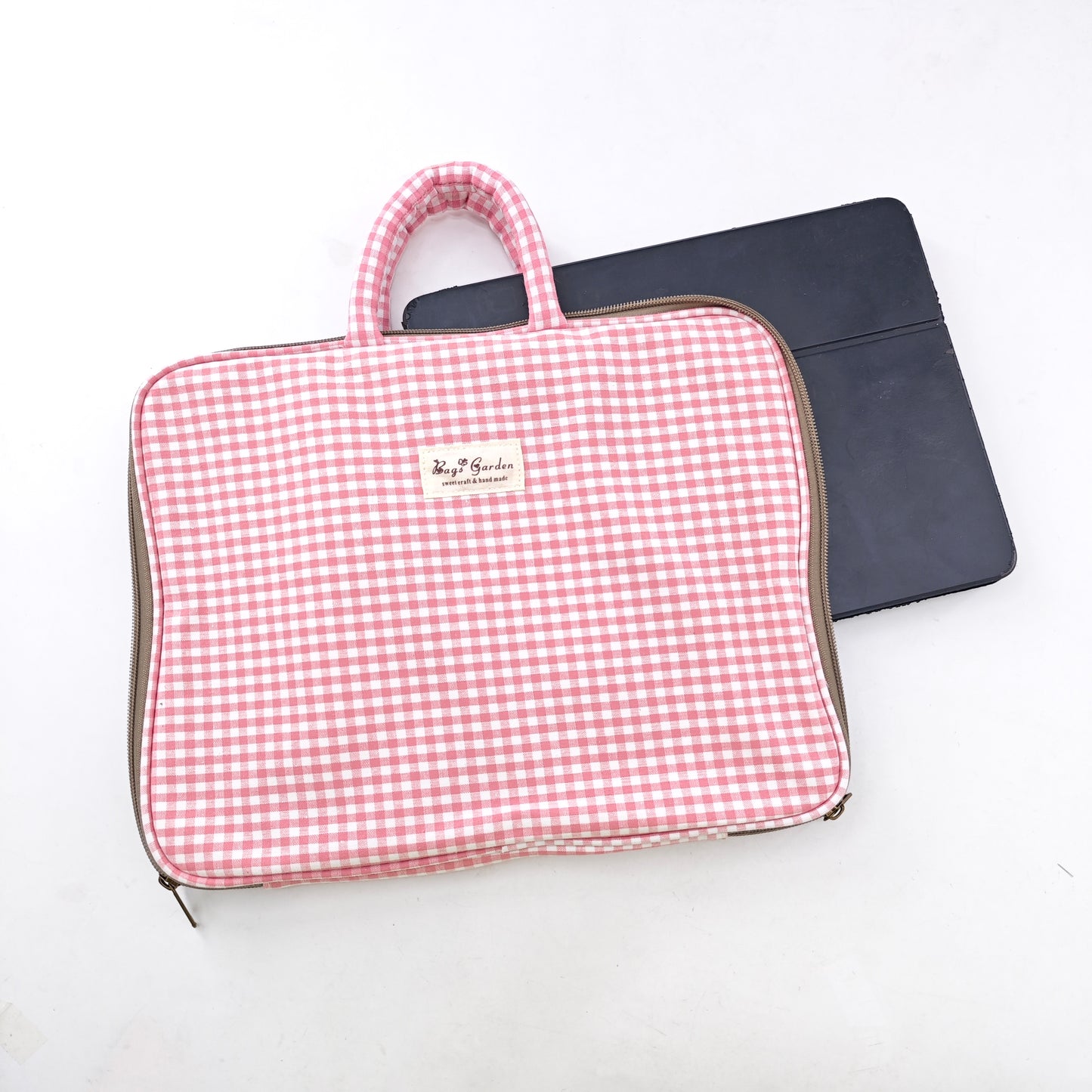 Vichy cotton computer case