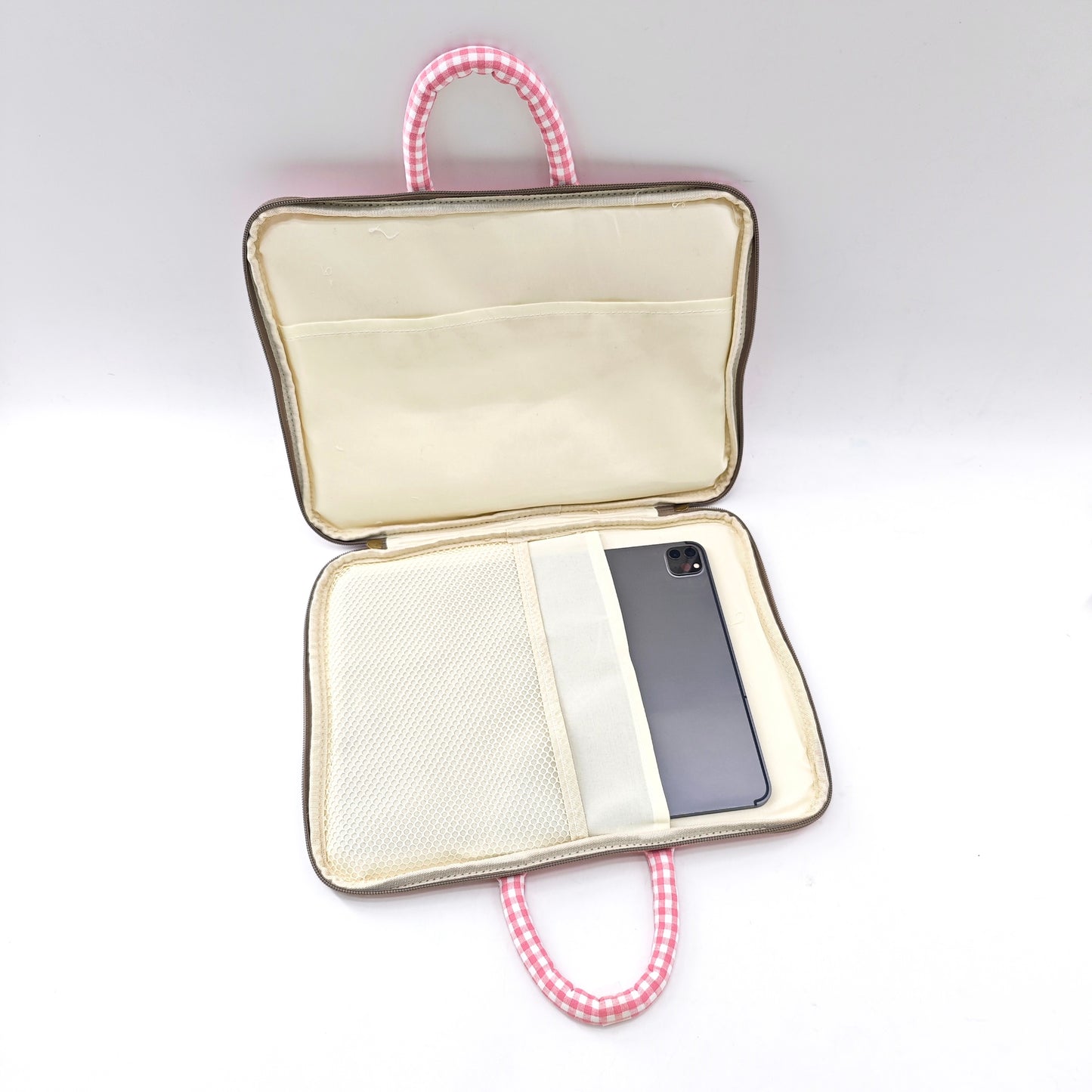 Vichy cotton computer case
