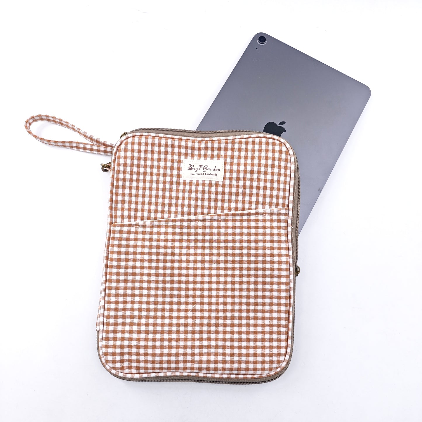 Funda de algodón Vichy – Para iPad hasta 11"