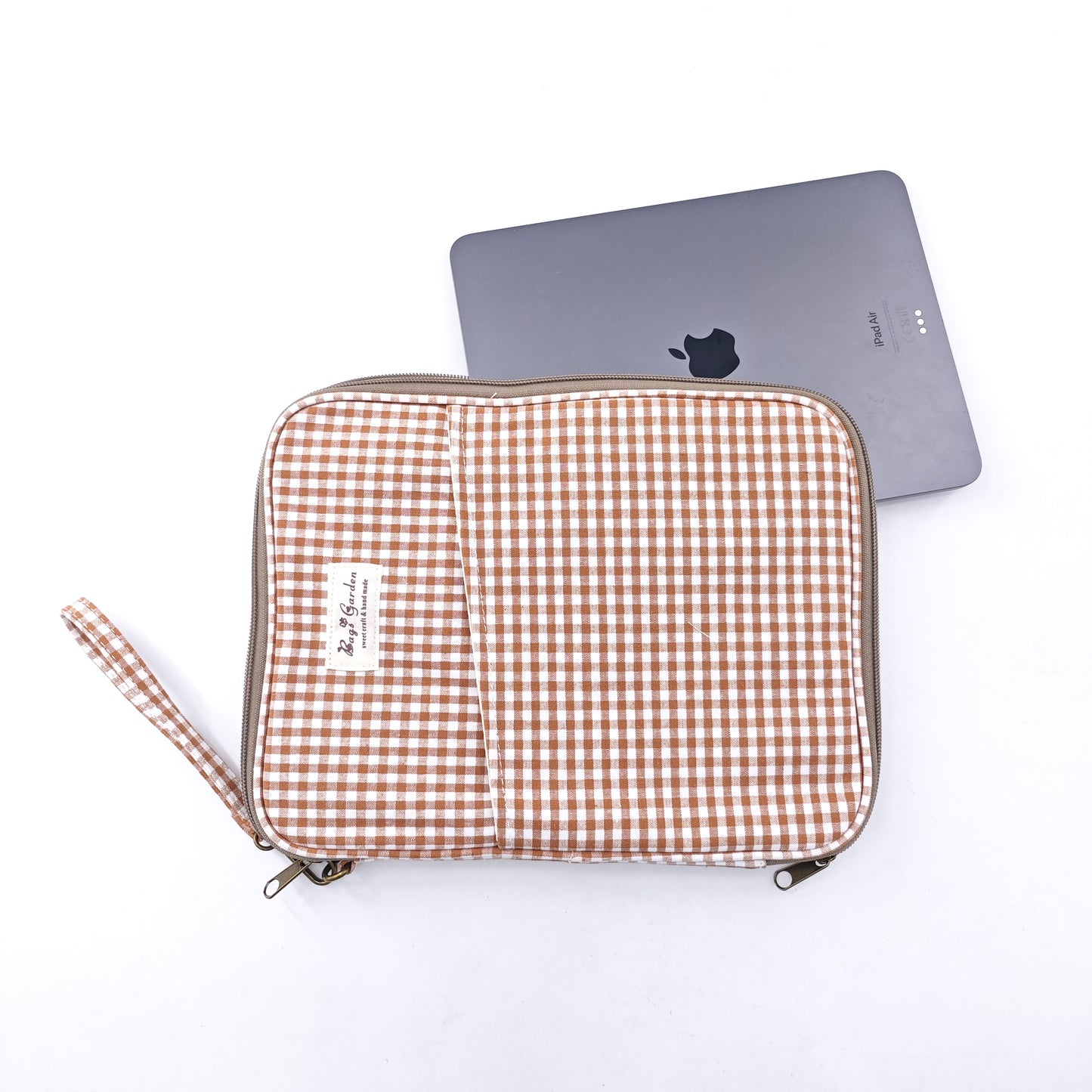Funda de algodón Vichy – Para iPad hasta 11"