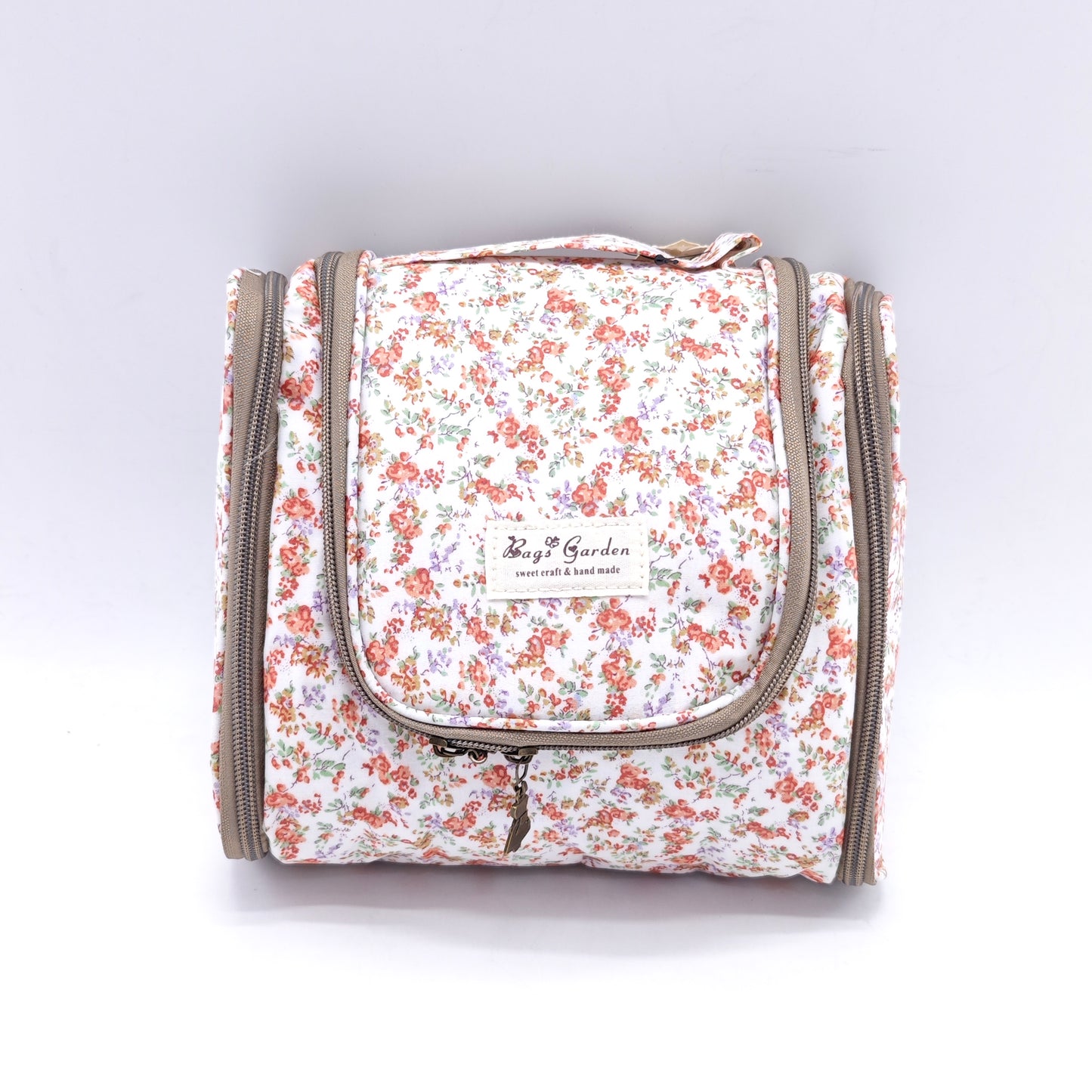 Floral Waterproof Cosmetic Organizer Bag