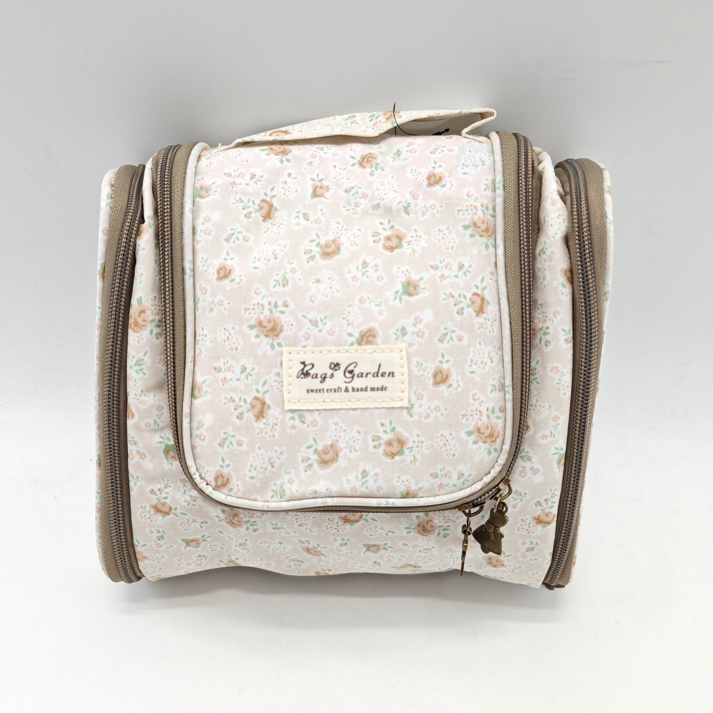 Floral Waterproof Cosmetic Organizer Bag