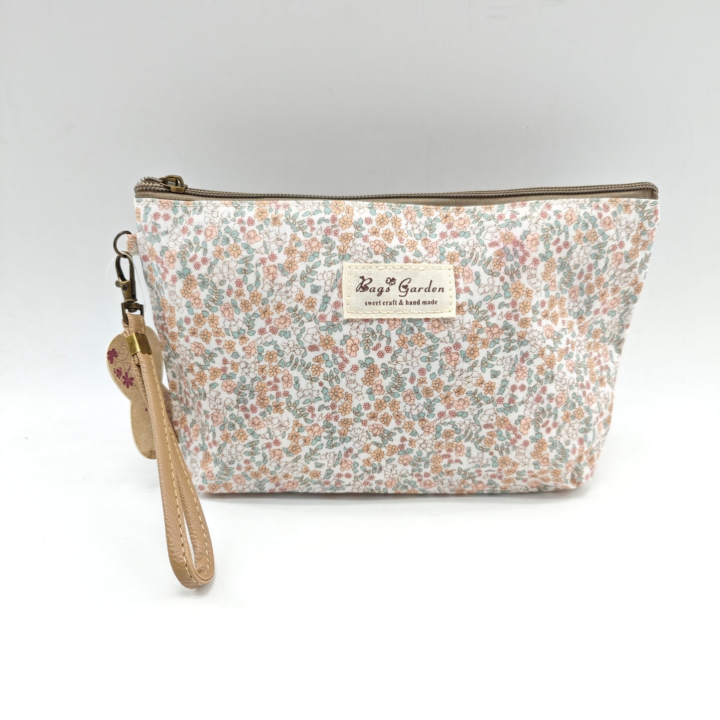 Medium Waterproof Floral Toiletry Bag