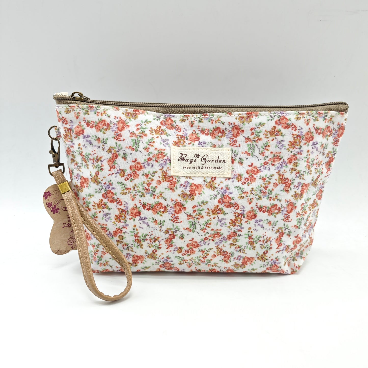 Medium Waterproof Floral Toiletry Bag