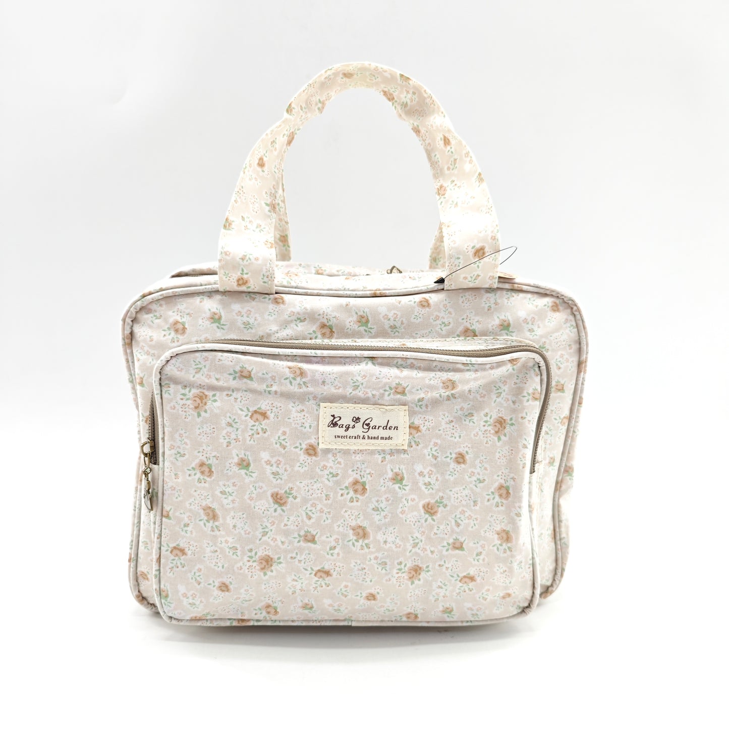 Large waterproof hanging flower toiletry bag