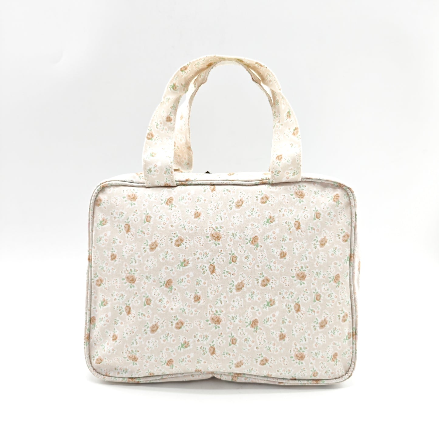 Large waterproof hanging flower toiletry bag