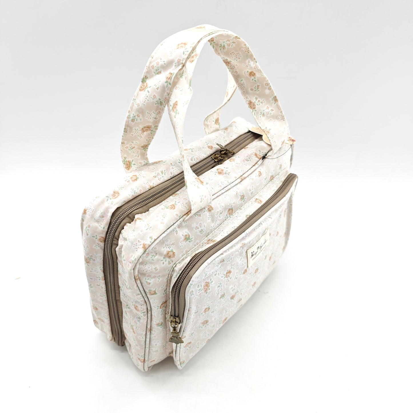 Large waterproof hanging flower toiletry bag