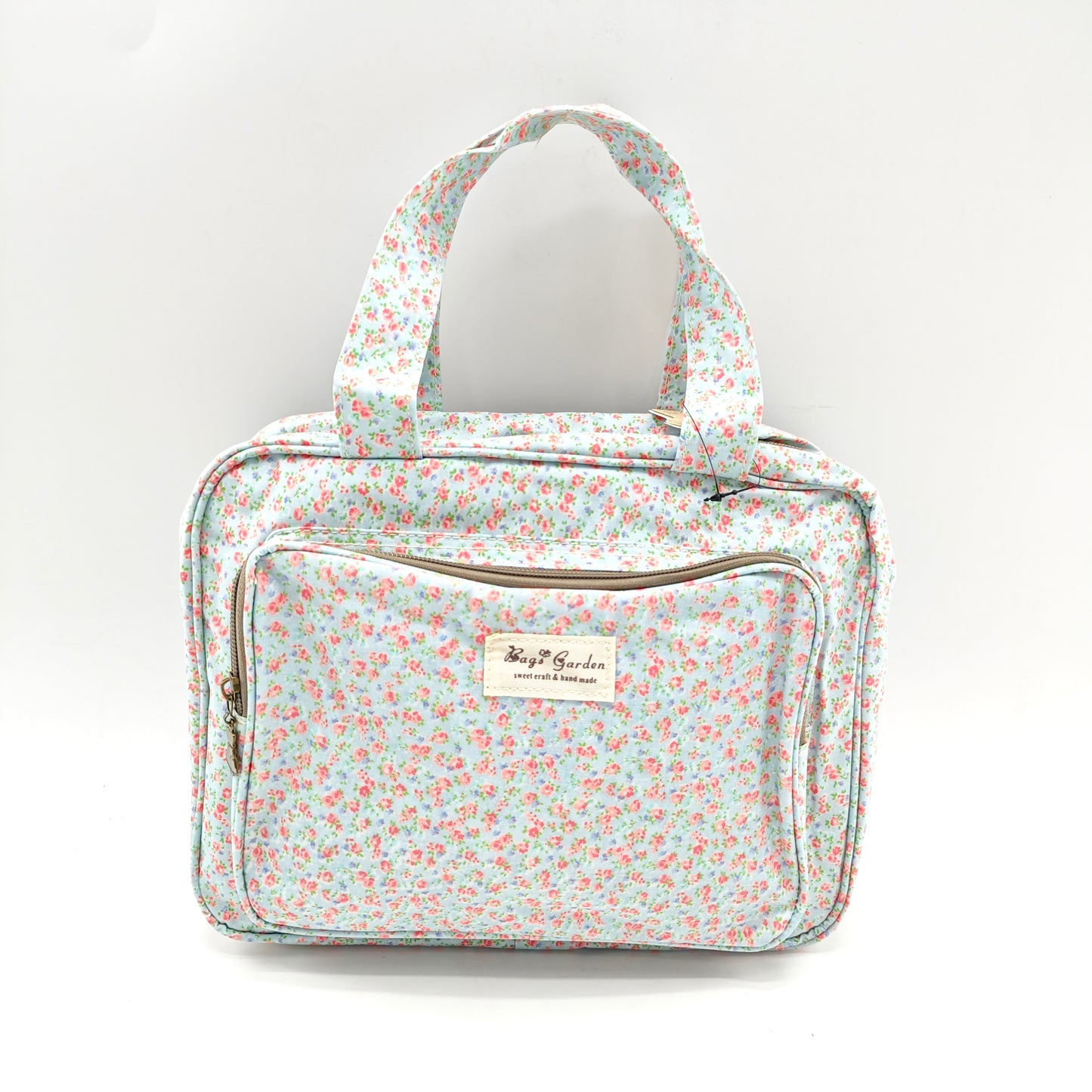 Large waterproof hanging flower toiletry bag