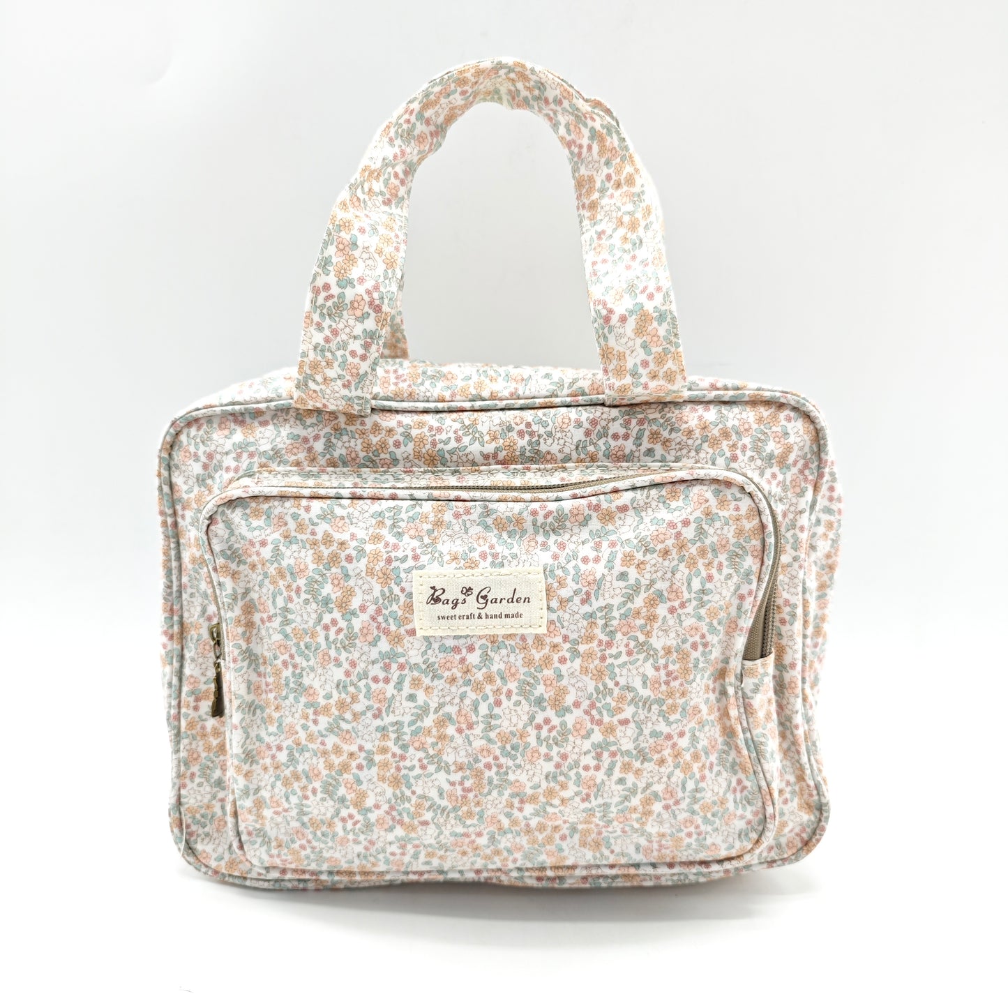 Large waterproof hanging flower toiletry bag