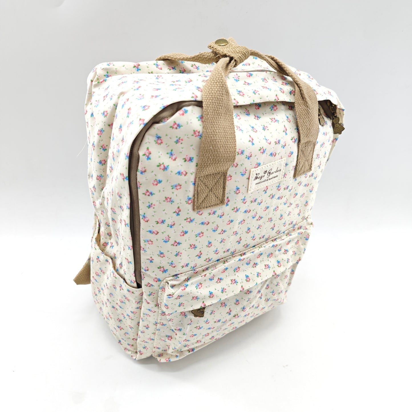 Mochila impermeable de flores
