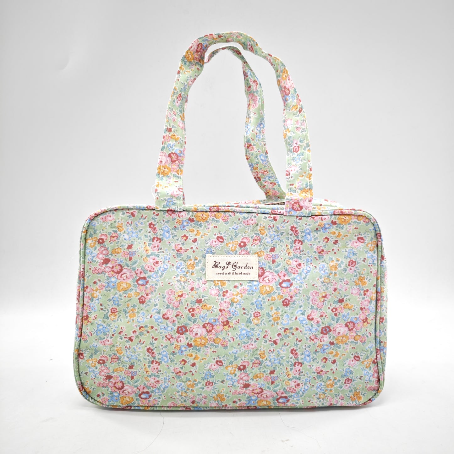 Bolso de mano impermeable con flores