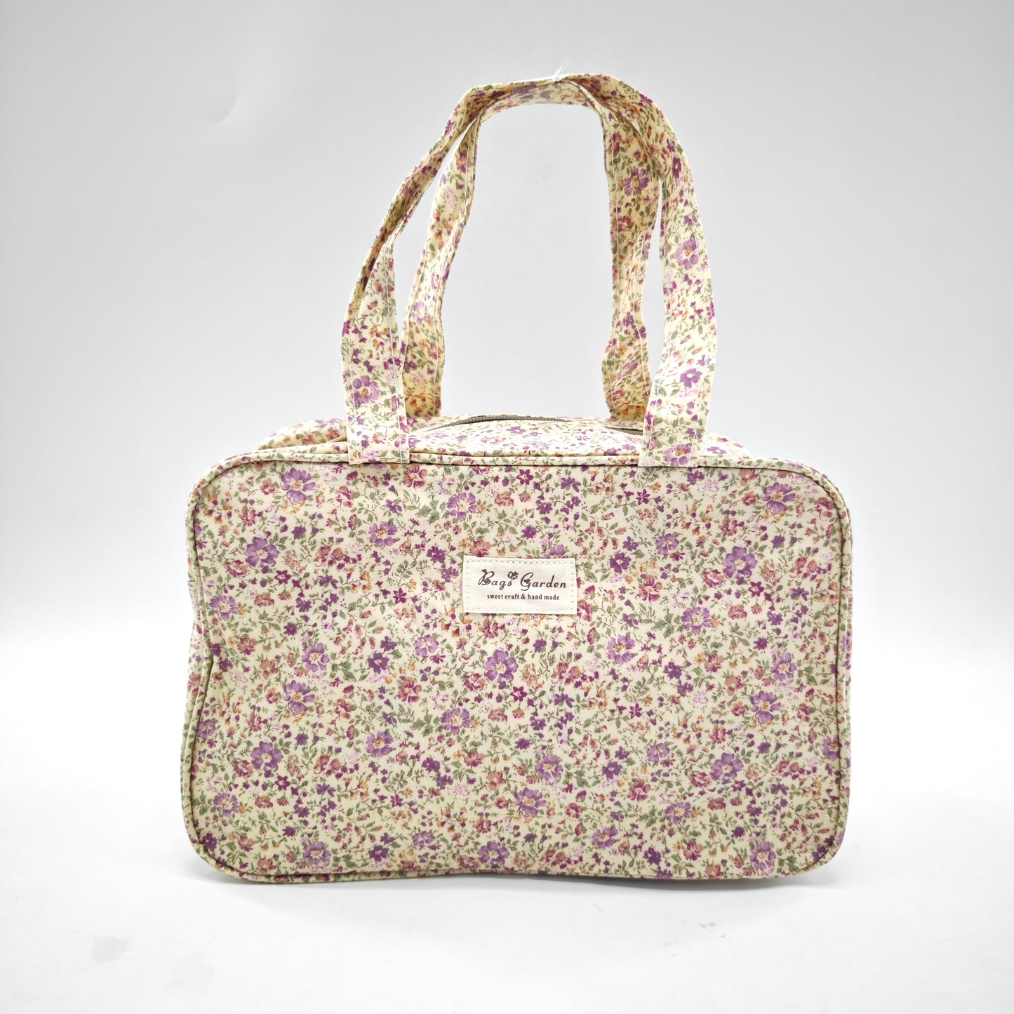Bolso de mano impermeable con flores