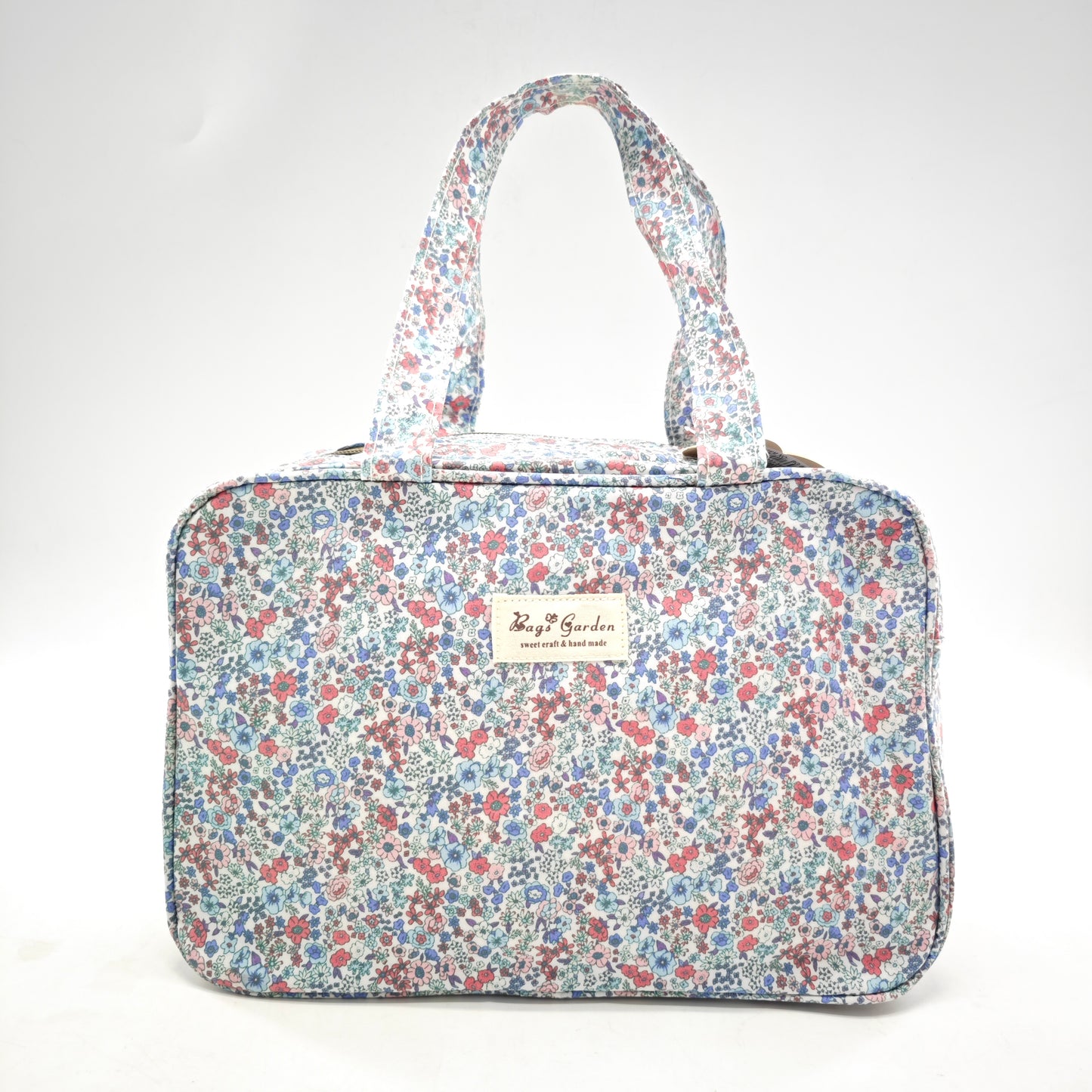 Bolso de mano impermeable con flores