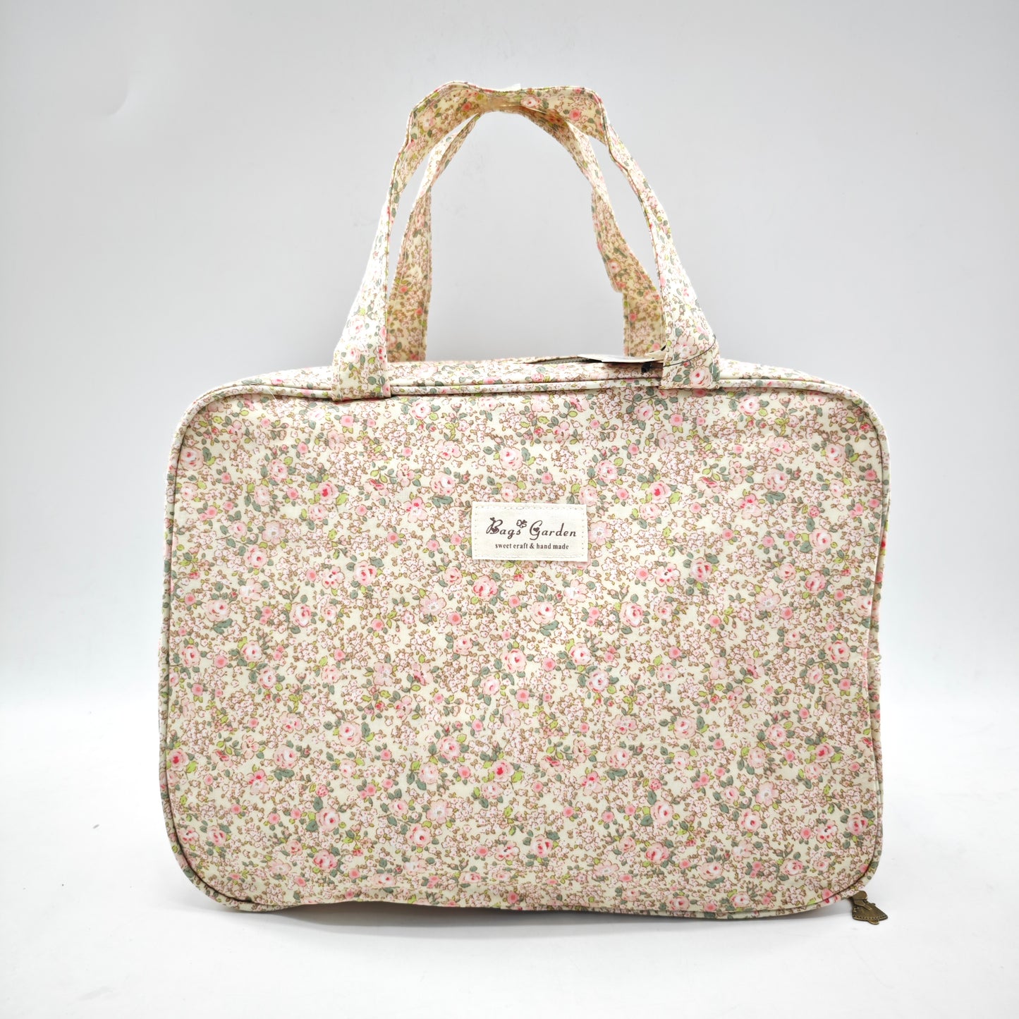 Bolso de viaje impermeable con flores – formato rectangular