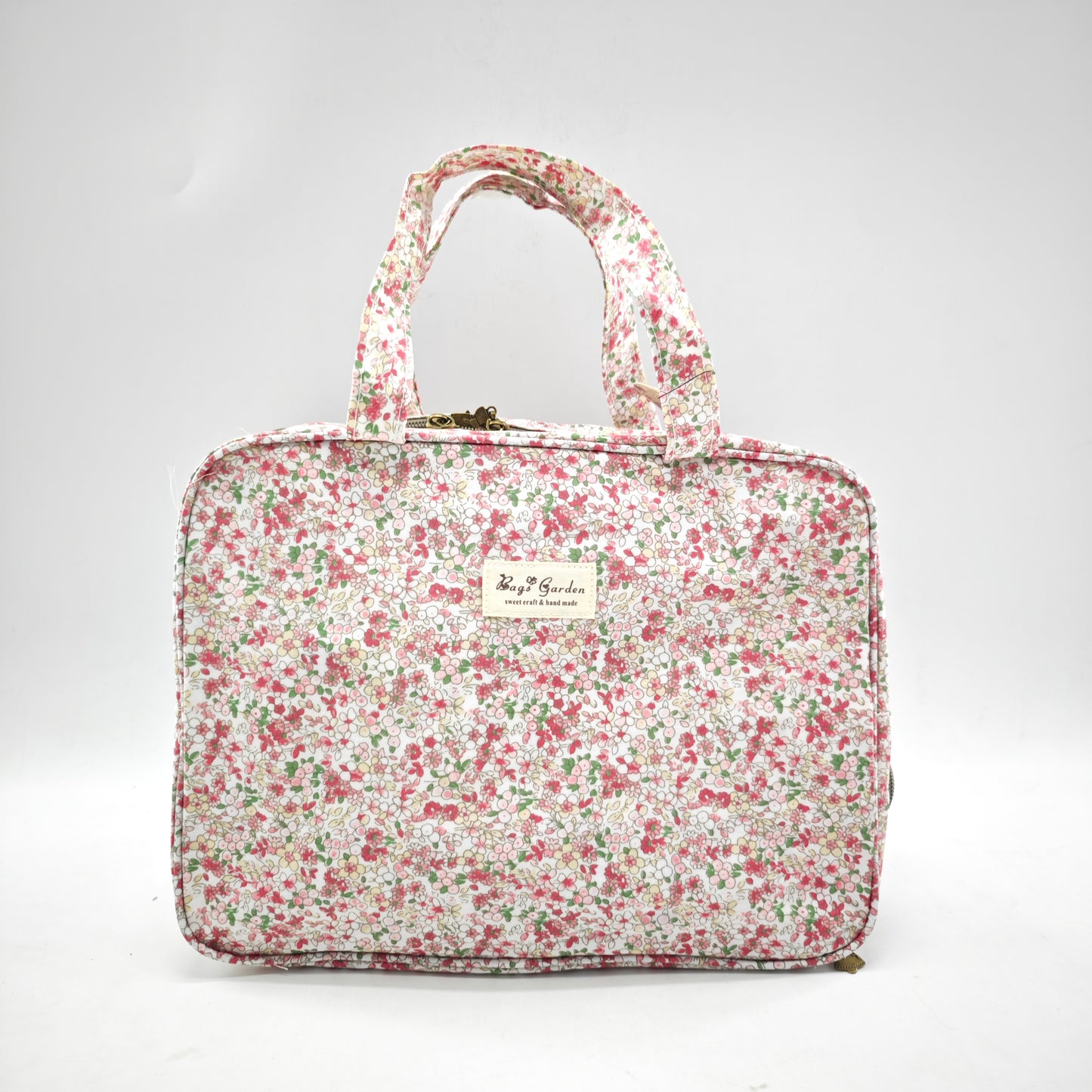 Bolso de viaje impermeable con flores – formato rectangular